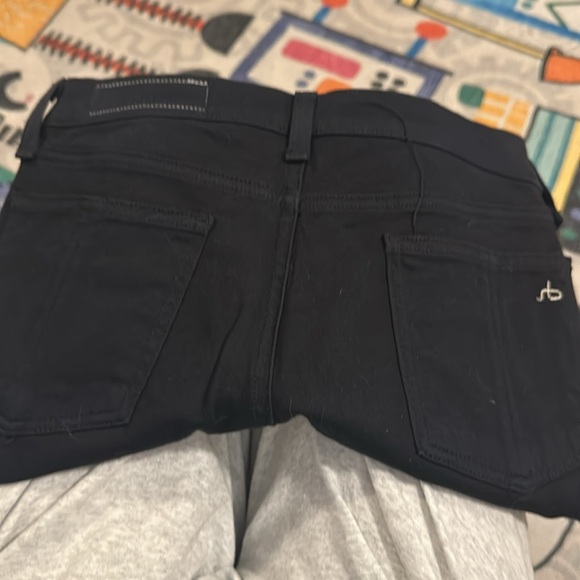 Rag & Bone Black Skinny Stretch Jean - Picture 6 of 6